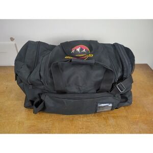 Vintage Y2K 2000's Rocky Mountain Bikes Bicycles Branded 28" Black Duffle‎ Bag